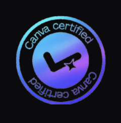 Canva Certified badge